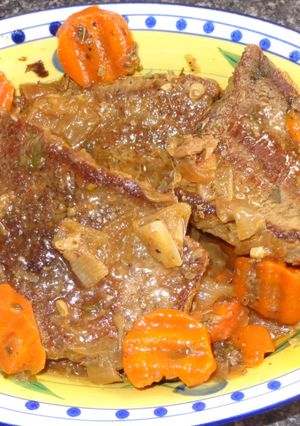 A picture of Braised Steaks, Jon Style.
