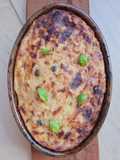 Pastel de papa con espelta 🥔 🍅 🌾 (vegetariano)