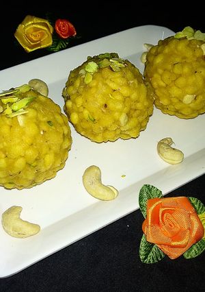 બુંદી ના લાડુ રેસીપી મુખ્ય ફોટો