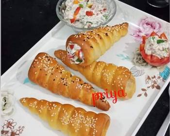 Best Recipe Baked Bread Cones in Cooker Delicious