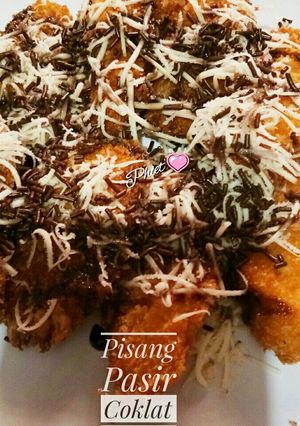 Foto resep Pisang Pasir Coklat Keju