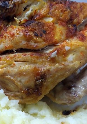 Una foto de Pollo al horno infalible