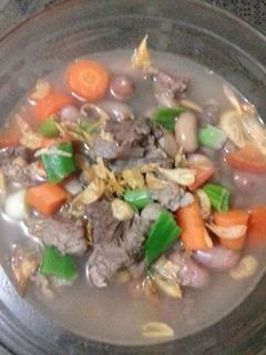 Foto resep Sop daging kacang merah