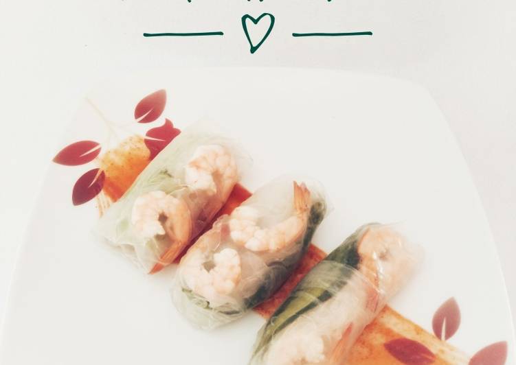 Cara Gampang Menyiapkan Vietnam spring roll rumahan, Lezat