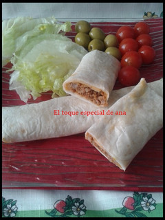 Una foto de Burritos de carne