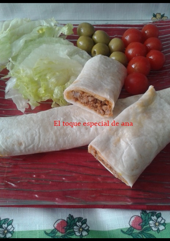 Una foto de Burritos de carne