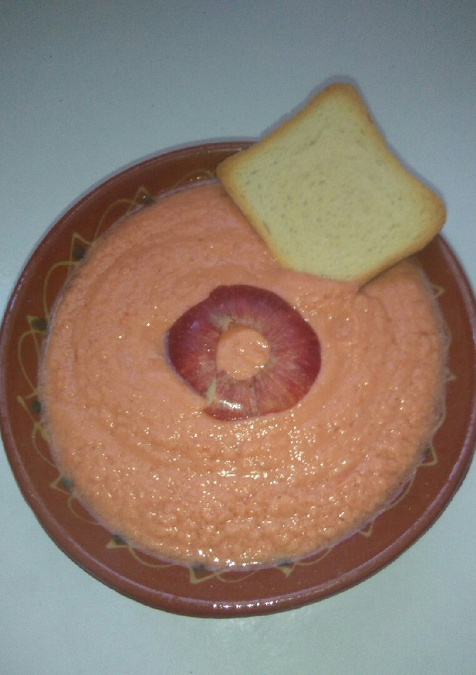 Una foto de Gazpacho de manzana