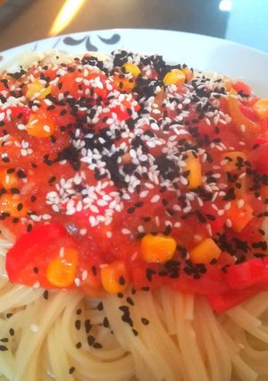 Φωτογραφία της συνταγής Spaghetti 🍝 με bikini