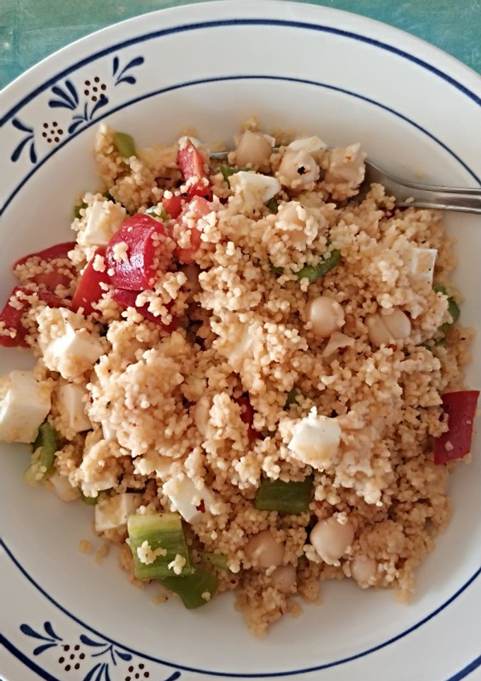 Una foto de Ensalada de cous-cous
