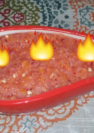 Una foto de Salsa de Chile Habanero 