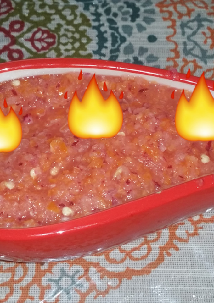 Una foto de Salsa de Chile Habanero 