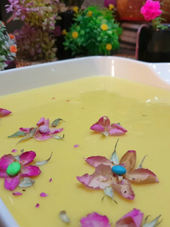 عکسی از دستور ساگو زعفرونی😋