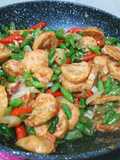 Tumis Buncis Baso Salmon