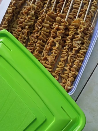 Langkah Mudah untuk Membikin Resep Sate usus bumbu kuning 🖤 yang Bisa Manjain Lidah Anti Ribet, Menggugah Selera