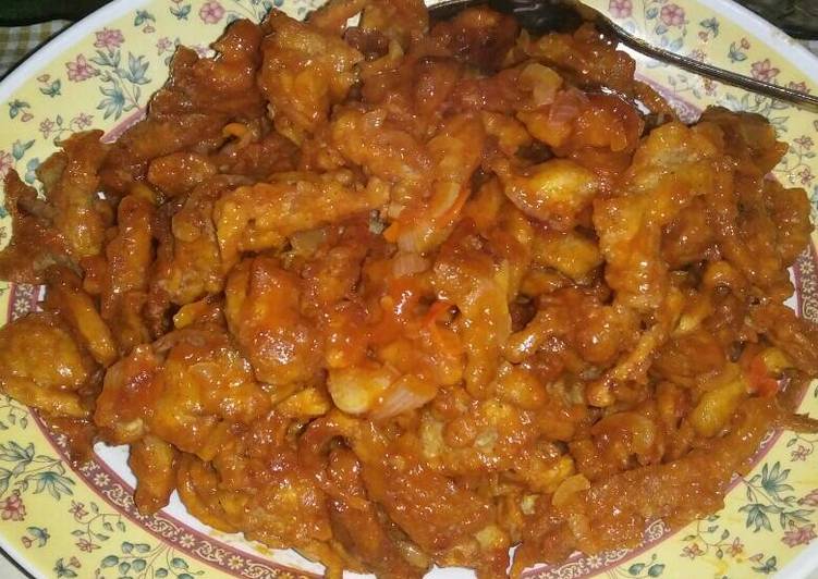 Jamur Krispy Pedas Manis ala Alicentya