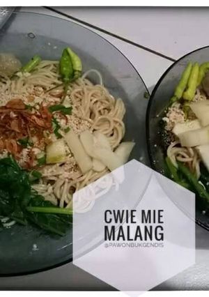 Foto resep Cwie mie atau mi pangsit malang