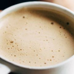 A picture of Homemade instant hot coffee.