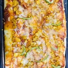 A picture of Fajita pizza.