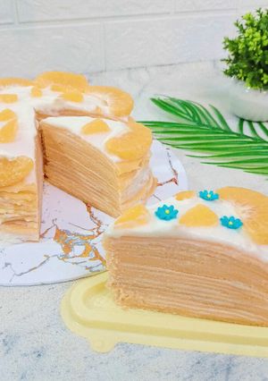 Foto resep Mille Crepes Jeruk