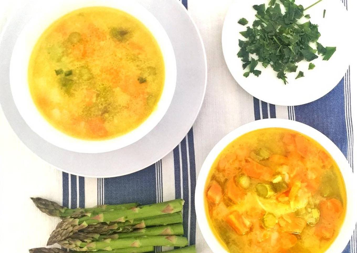 Sopa de puerros o Porrusalda