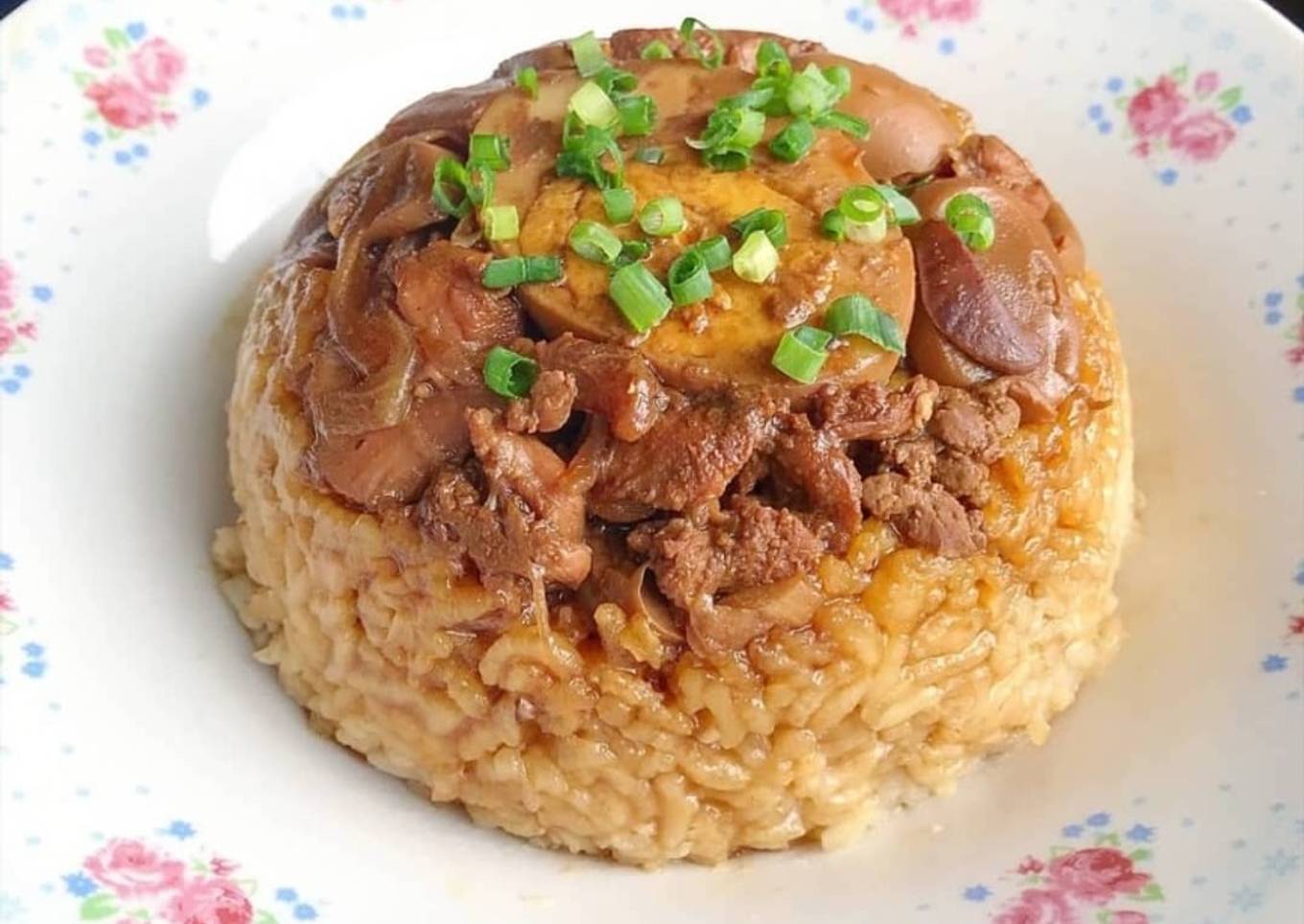 Nasi Tim Ayam Jamur