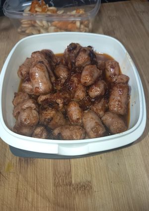 Una foto de Longaniza fresca al "vino" apta para peques