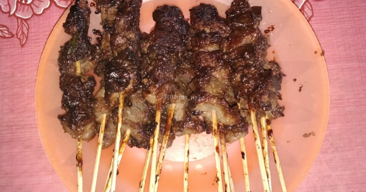 Sate Kambing Bumbu Marinasi