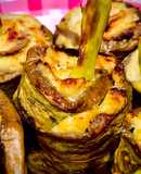 Cà Tím Cuộn Ức Gà, Măng Tây Đút Lò