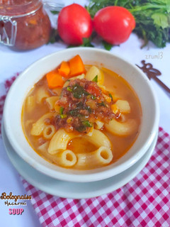 Foto resep Makaroni Sup Bolognese