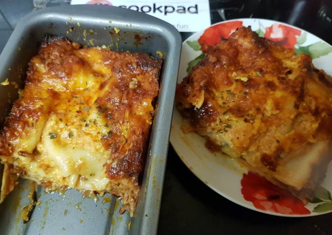 My Other way of cooking Lasagne. With a nice Crispy Top.☺