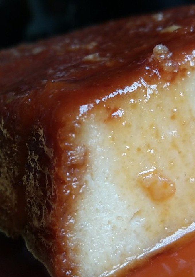 Una foto de Budín de pan con caramelo