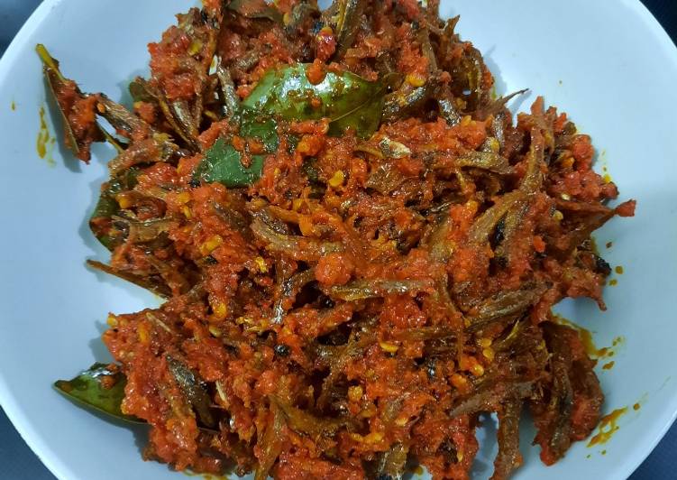 Resep Unik Ikan Teri Balado Ala Restoran