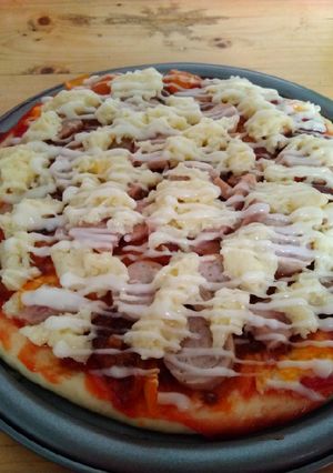 Foto resep Pizza Homemade Empuk Percis Pizza Hut