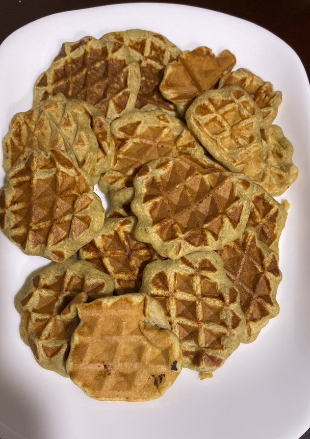 Una foto de Mini gofres súper sanos