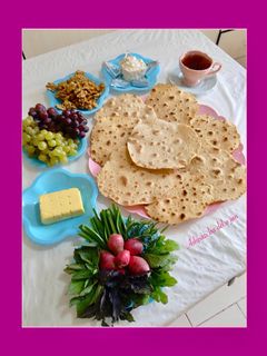 عکسی از دستور نان لواش خانگی