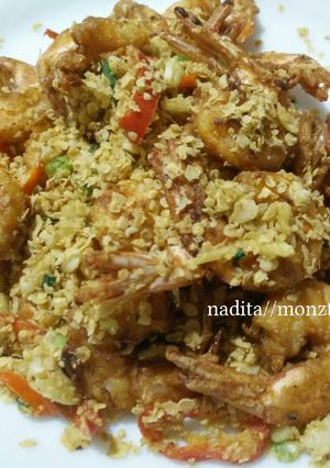 Foto resep Udang goreng oat