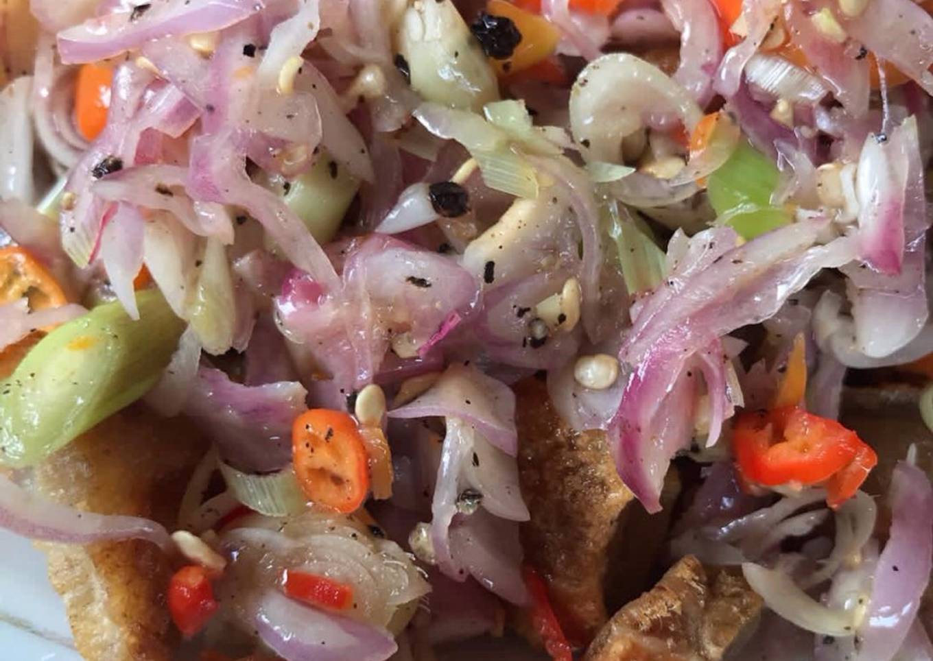 Babi Crispi Sambal Matah