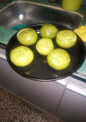 Una foto de Zapallitos rellenos