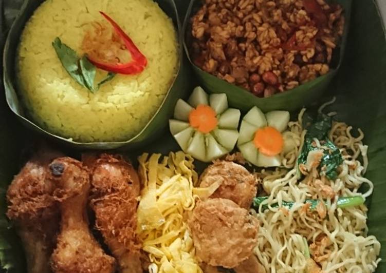 Langkah Mudah untuk Membuat Nasi kuning lumer  Anti Gagal