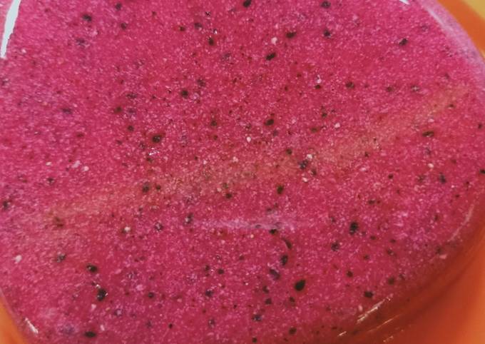 Cara membuat Puding pasir naga susu Cara membuat Puding pasir naga susu