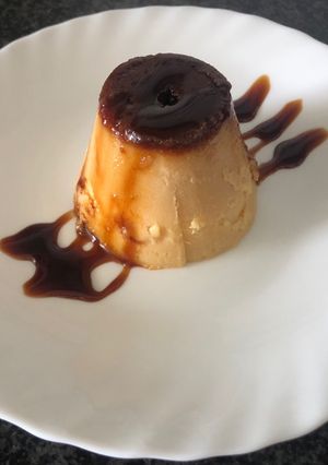 Una foto de Flan de galletas María (Mambo/Thermomix)