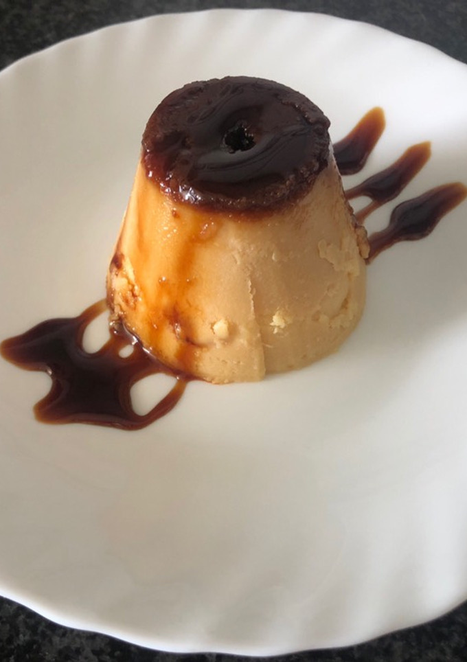 Una foto de Flan de galletas María (Mambo/Thermomix)
