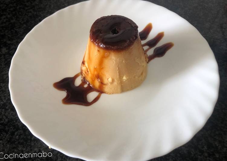 Flan de galletas María (Mambo/Thermomix)