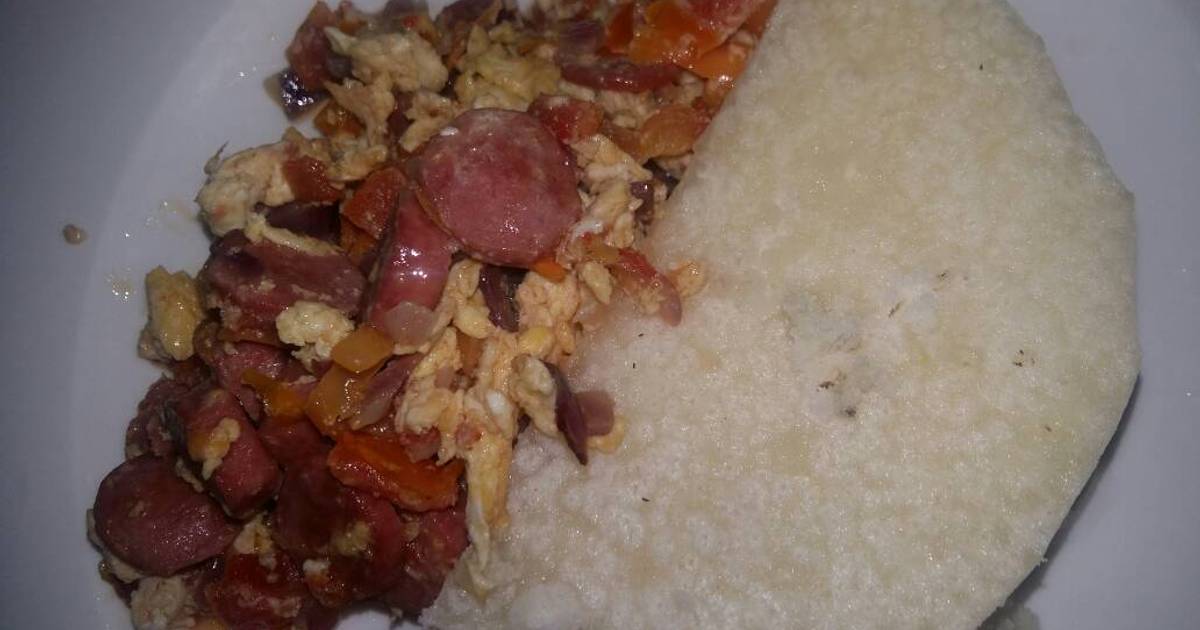 Yam and Sausage Egg Sauce Recipe by Oby Okoruwe Cookpad