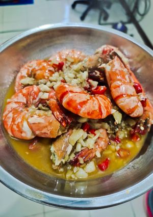 Foto resep Udang tumis beer mudah dan enak