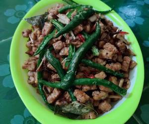 Mudahnya Menyajikan Tempe goreng cabai ijo Enak dan Sehat Mudahnya Menyajikan Tempe goreng cabai ijo Enak dan Sehat