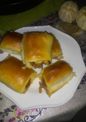 صورة لوصفة خبز محشي بالعجينة السحرية