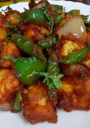 A picture of Panner chilli.