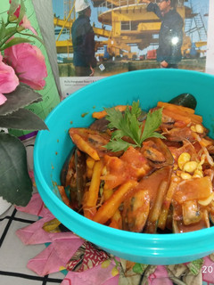 Foto resep Kerang hijau saus padang
