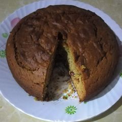 A picture of Peanut butter banana cake/ bread.